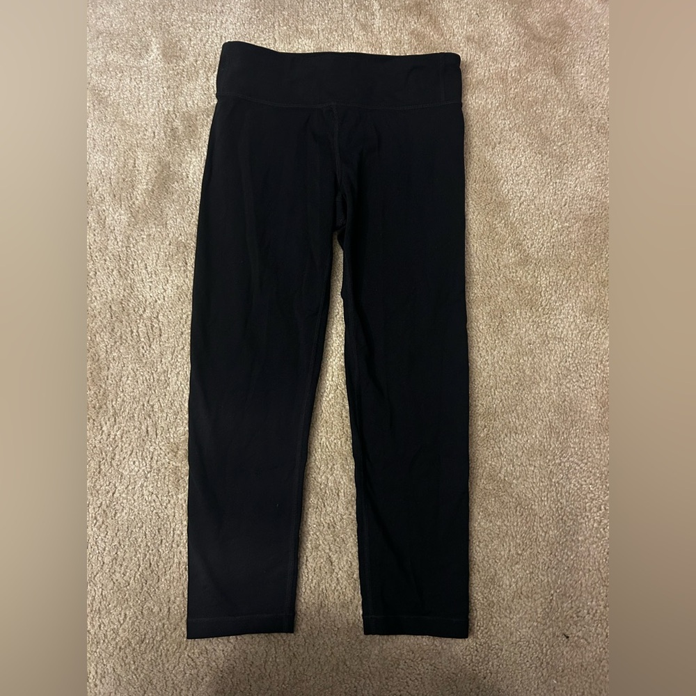 Athleta Girl Black Capri Leggings